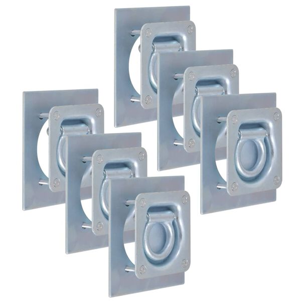 vidaXL Кріпильні Петлі для Причепа 6 шт 2000 кг Оцинкована Сталь