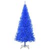vidaXL Штучна Ялинка з Підставкою Синій 180 см ПВХ