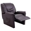 248978 vidaXL Reclining Chair Brown Faux Leather