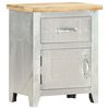 286600 vidaXL Aviator Bedside Cabinet 40x30x50 cm Solid Mango Wood