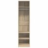 800237 vidaXL Wardrobe Sonoma Oak 50x50x200 cm Chipboard