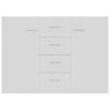 800684 vidaXL Sideboard White 88x30x65 cm Chipboard