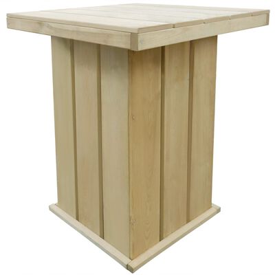 vidaXL Барний стіл 75x75x110 см Просочена соснова деревина