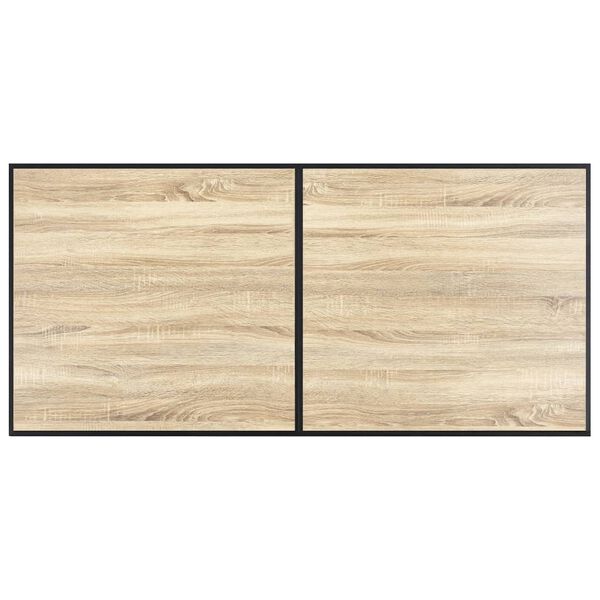 vidaXL Обідній стіл Колір дуба 160x80x75 см МДФ