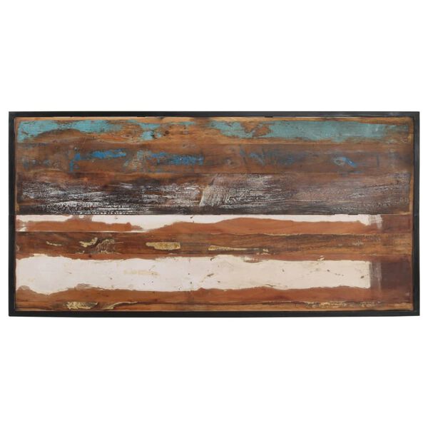 vidaXL Обідній стіл 140 см Масив відновленої деревини