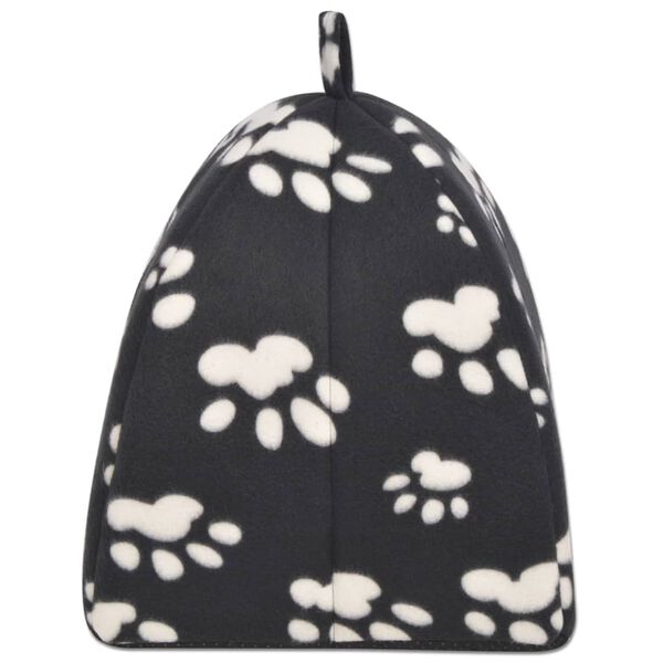 vidaXL Лежак для котів Чорний Розмір L