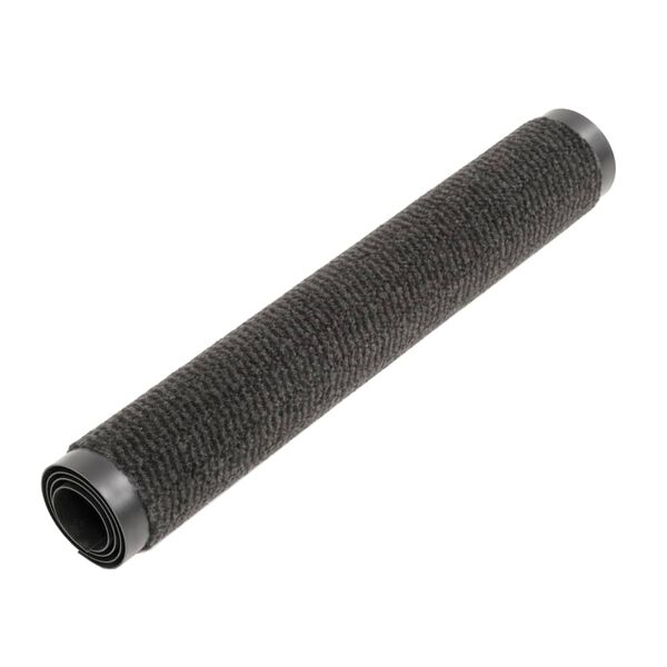 vidaXL Пиловідвідний Килимок Прямокутний Ворсяний Чорний 80x120 см