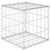 vidaXL Кубічна Габіонова Піднесена Клумба 30x30x30 см Сталевий Дріт
