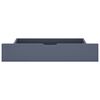 321989 vidaXL Bed Drawers 2 pcs Light Grey Solid Pine Wood