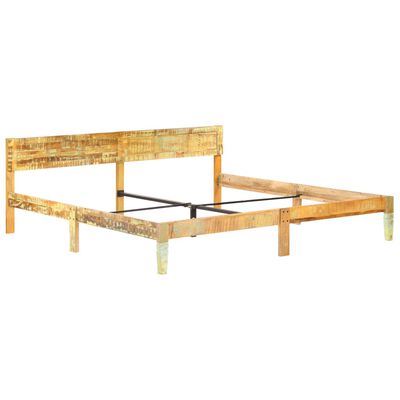 vidaXL Каркас ліжка 200x200 см Масив відновленої деревини