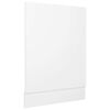 802554 vidaXL Dishwasher Panel White 45x3x67 cm Chipboard