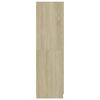 800642 vidaXL Wardrobe Sonoma Oak 80x52x180 cm Chipboard