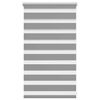 vidaXL Смугаста Рулонна Штора Сірий 50х100 см