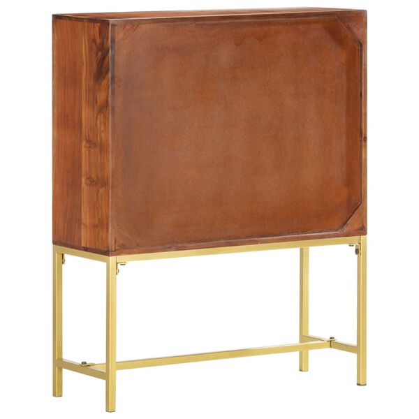 vidaXL Вітрина-комод 80х30х100 см Масив акації