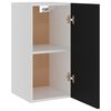 801245 vidaXL Hanging Cabinet Black 29,5x31x60 cm Chipboard