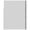 802517 vidaXL Hanging Cabinet Concrete Grey 60x31x40 cm Chipboard