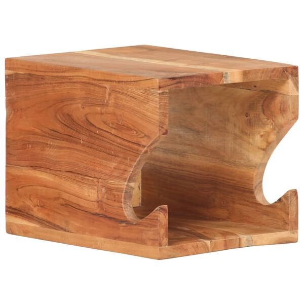 vidaXL Настінне кріплення для велосипеда 35x25x25 см Масив акації