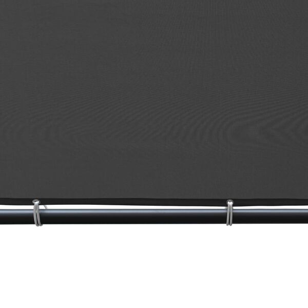 vidaXL Альтанка з Похилим Дахом Антрацит 400x400x264 см 180 г/м²