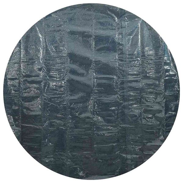 vidaXL Сонячна Плівка для Басейну Плаваюча Чорний і Синій 300 см ПЕ