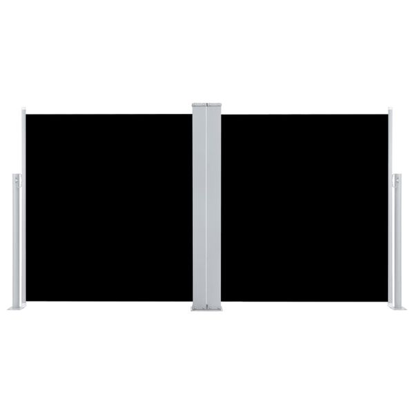 vidaXL Бічний Тент Висувний Коричневий 100x600 см