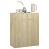 800732 vidaXL Sideboard Sonoma Oak 60x30x75 cm Chipboard
