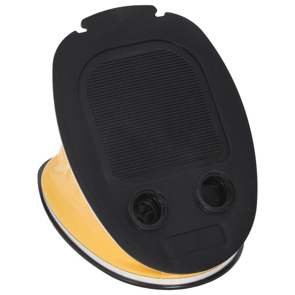 vidaXL Ножний Насос Сірий і Жовтий 21x29,5 см ПП і ПЕ