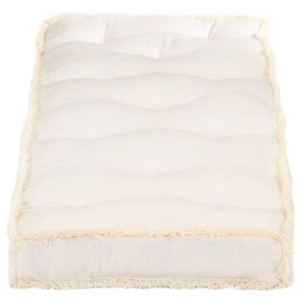 vidaXL Подушка для дивана з піддонів Бежевий 120х40х7 см