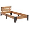 vidaXL Каркас Ліжка 90x200 см Масив Акації з Матовою Обробкою