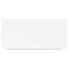 vidaXL Настінна Полиця з Прихованим Кріпленням Білий 50x23x3,8 см МДФ