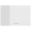 802518 vidaXL Hanging Cabinet High Gloss White 60x31x40 cm Chipboard