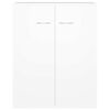 800729 vidaXL Sideboard White 60x30x75 cm Chipboard