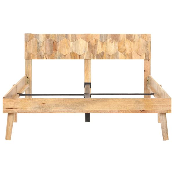 vidaXL Каркас ліжка 120х200 см Масив дерева манго