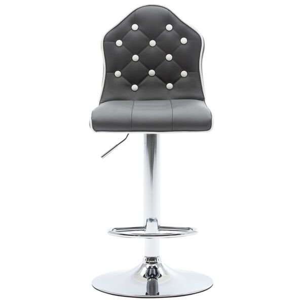 vidaXL Барні Стільці 2 шт Сірий Штучна Шкіра