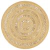 vidaXL Килимок Ручної Роботи Плетений 120 см Джут