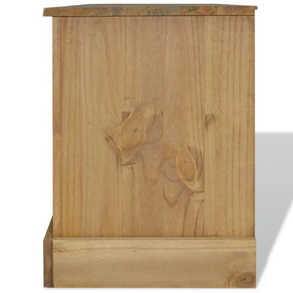 243740 vidaXL TV Cabinet Mexican Pine Corona Range 120x40x52 cm