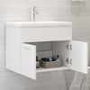 804647 vidaXL Sink Cabinet White 60x38,5x46 cm Chipboard