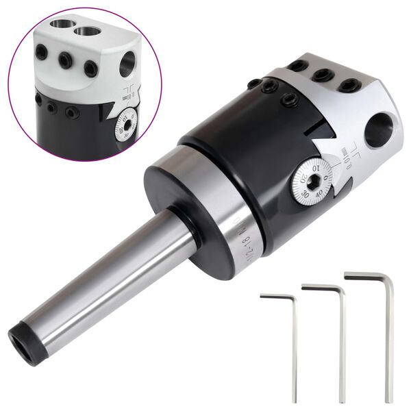 vidaXL Головка 50 мм з Хвостовиком MT2 для Фрезерування на Верстаті