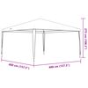 48503 vidaXL Party Tent 4x4 m Blue