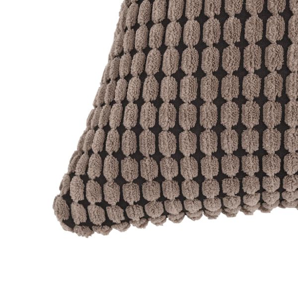 vidaXL Комплект Подушок 2 шт Коричневий 45x45 см Велюр