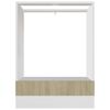 vidaXL Шафа для духовки Дуб сонома 60x46x81,5 см ДСП