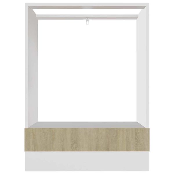 vidaXL Шафа для духовки Дуб сонома 60x46x81,5 см ДСП
