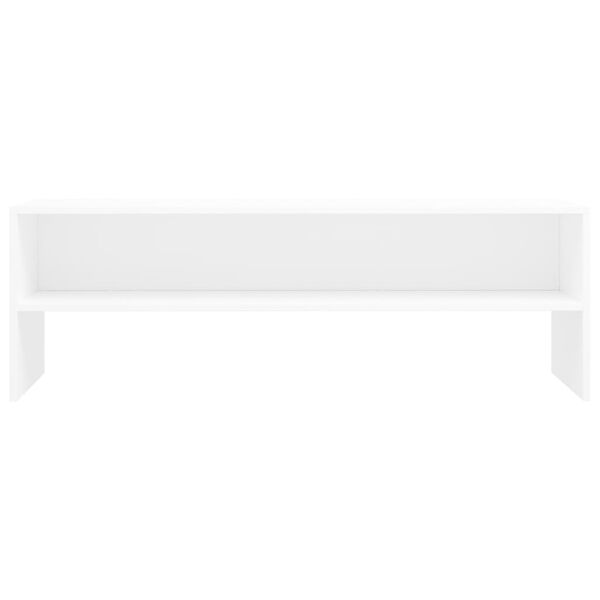 vidaXL Тумба під Телевізор Білий 120x40x40 см ДСП