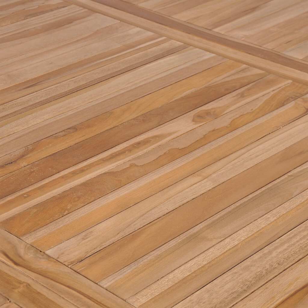 vidaXL Садовий стіл 200x100х77 см Масив тикового дерева
