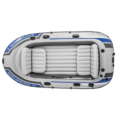 90802 Intex Excursion 4 Set Inflatable Boat with Oars and Pump 68324NP