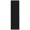 vidaXL Книжкова шафа Чорний 97,5x29,5x100 см ДСП