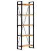 vidaXL 5-Рівнева Книжкова Шафа 60x30x180 см Масив Дерева Манго