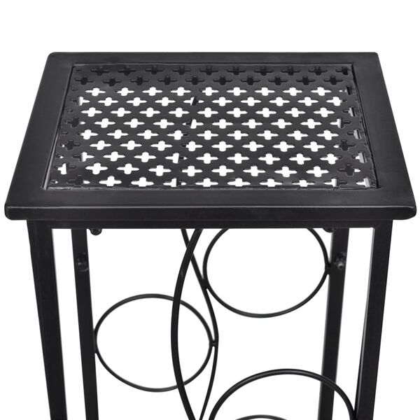 vidaXL Винний стелаж на 8 пляшок Метал