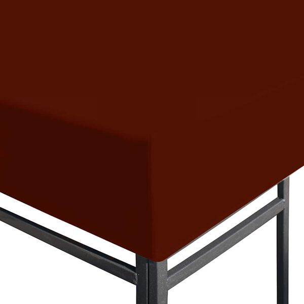 vidaXL Покриття для Альтанки 310 г/м² Теракотовий 3x3 м