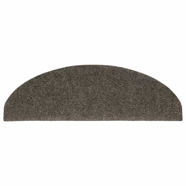 vidaXL Самоклеючі Сходові Килимки 15 шт Світло-Коричневий 65x21x4 см