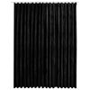 vidaXL Світлонепроникна Штора на Гачках Чорний 290x245 см Оксамит